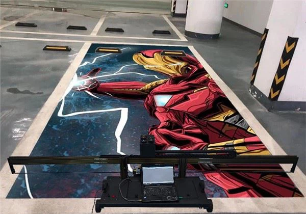 TFP1000 højhastigheds 3D UV-gulvprintermaskine